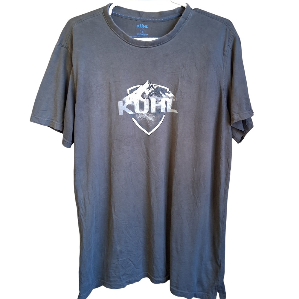 Kuhl Wildfibre Born‎ in the Mts. SS Tee Organic Cotton Large 2020 Carbon EUC
